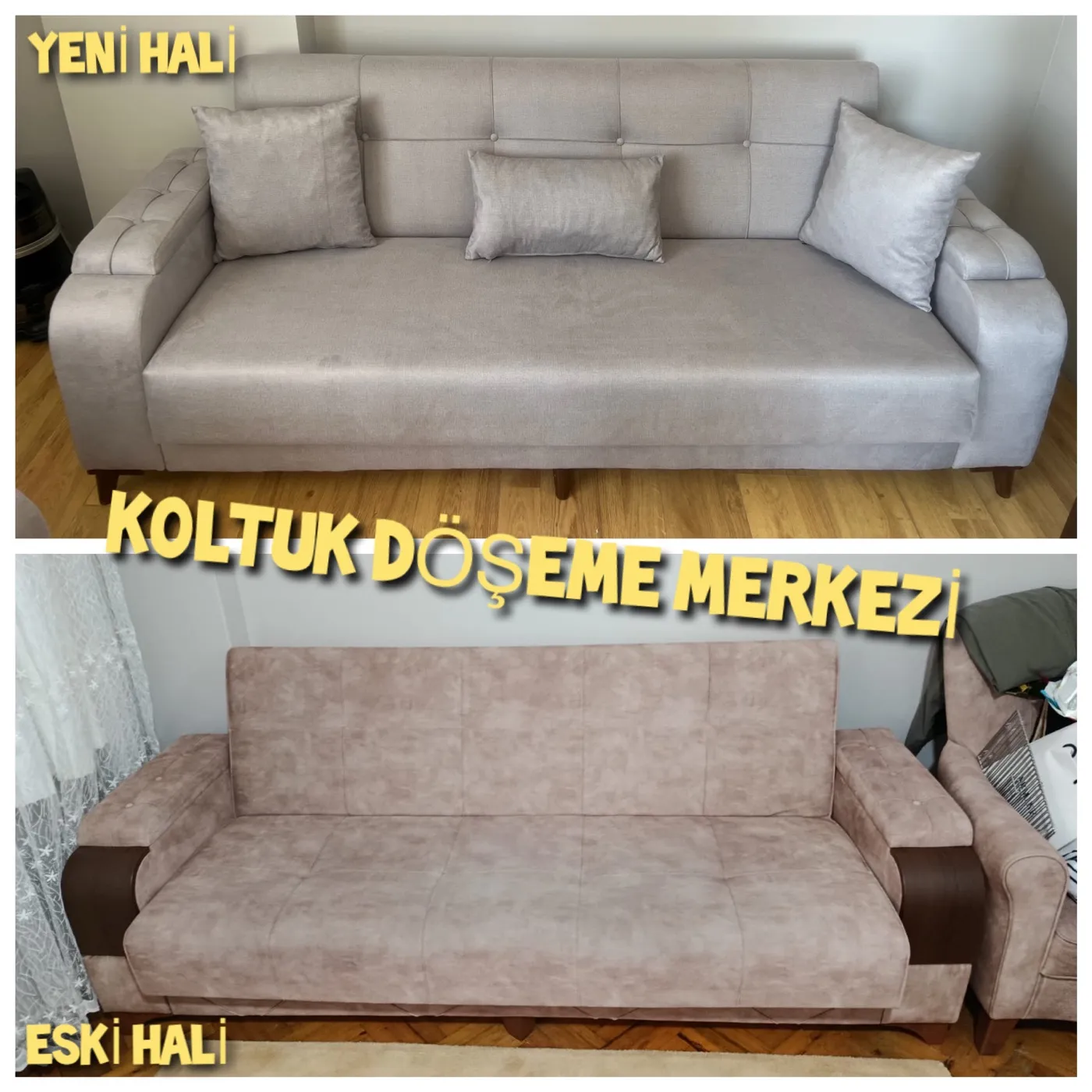 Koltuk Döşeme Merkezi çalışması — yenilenen koltuk 4