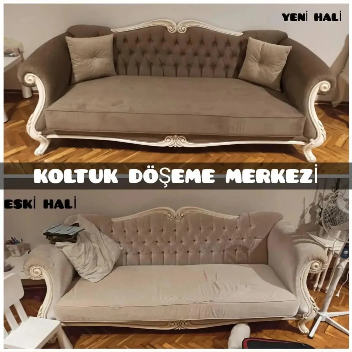 Koltuk Döşeme Merkezi çalışması — yenilenen koltuk 6