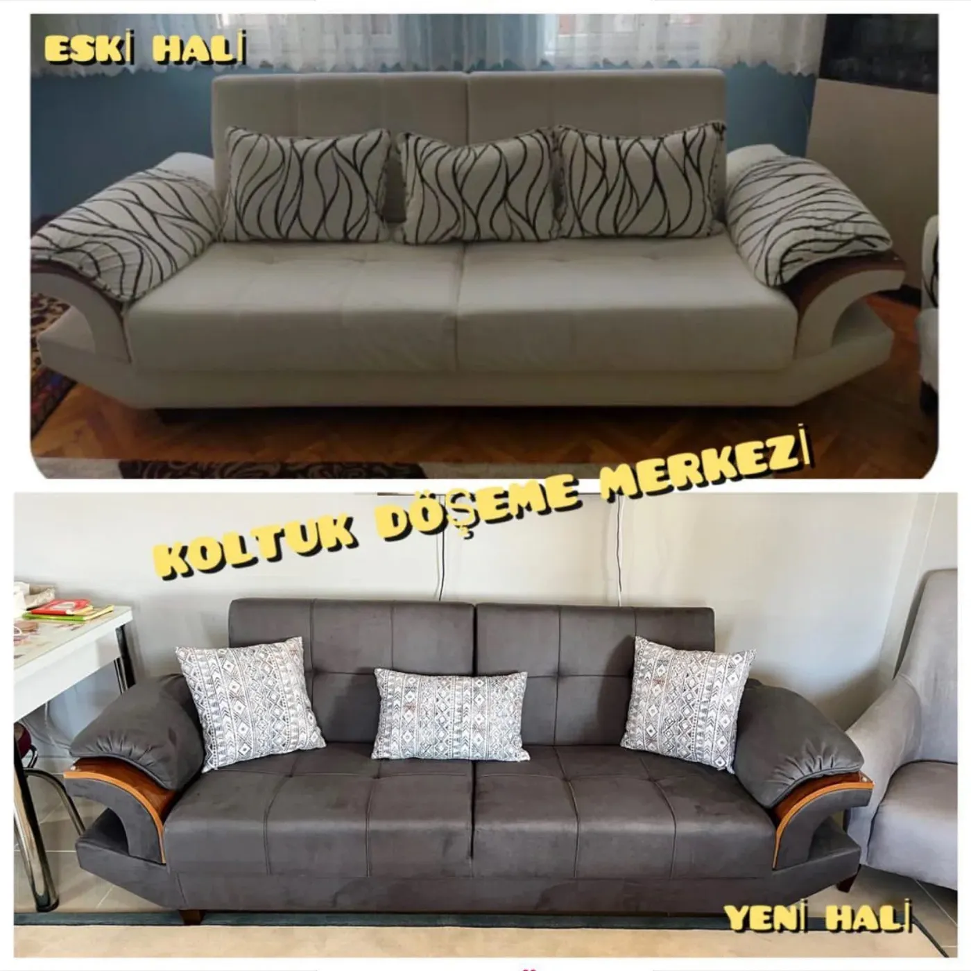 Koltuk Döşeme Merkezi çalışması — yenilenen koltuk 9