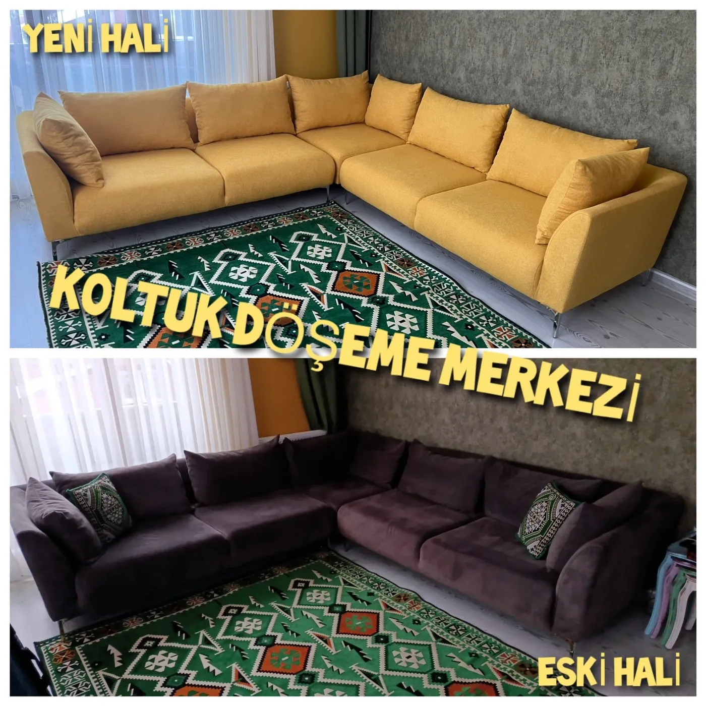 Koltuk Döşeme Merkezi çalışması — yenilenen koltuk 10