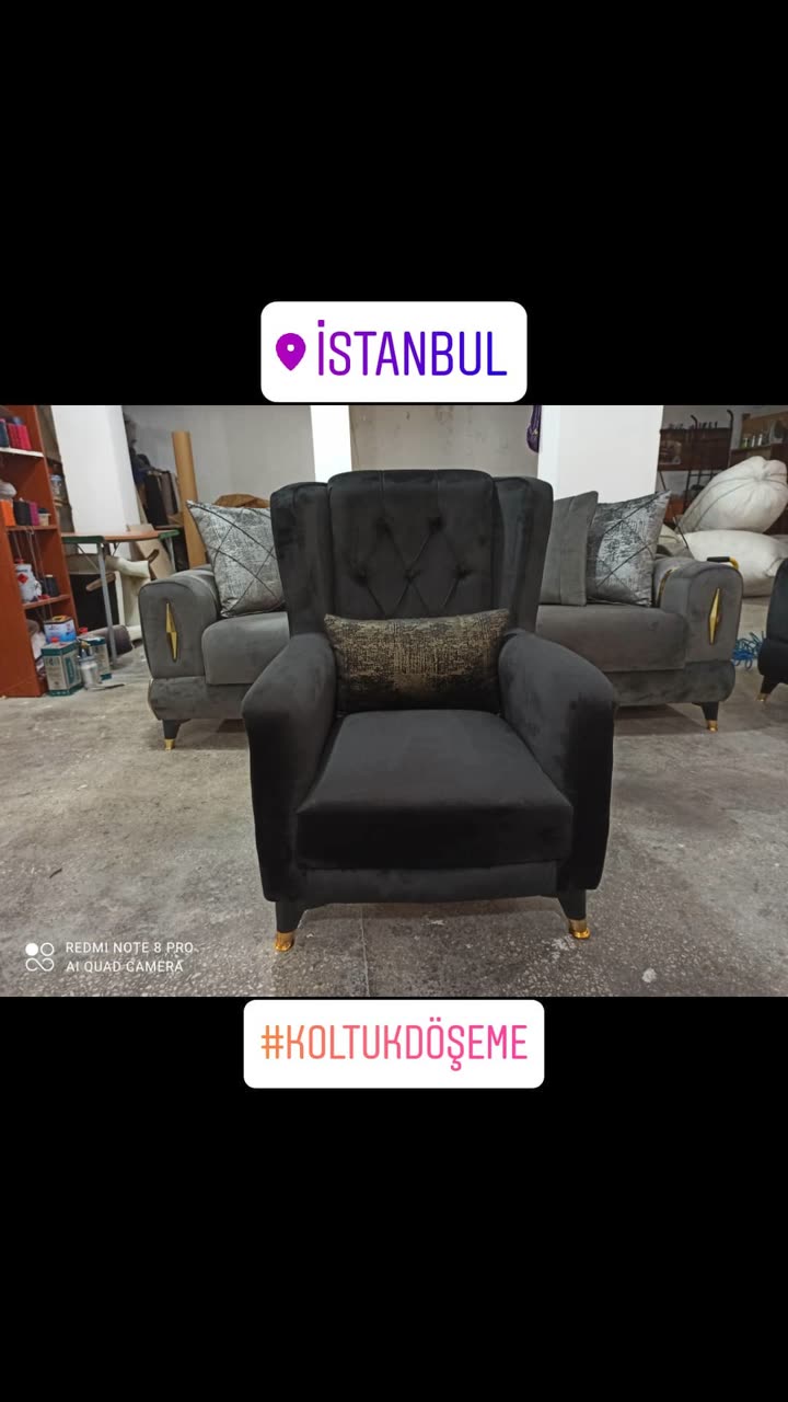 Klasik berjer koltuk döşeme