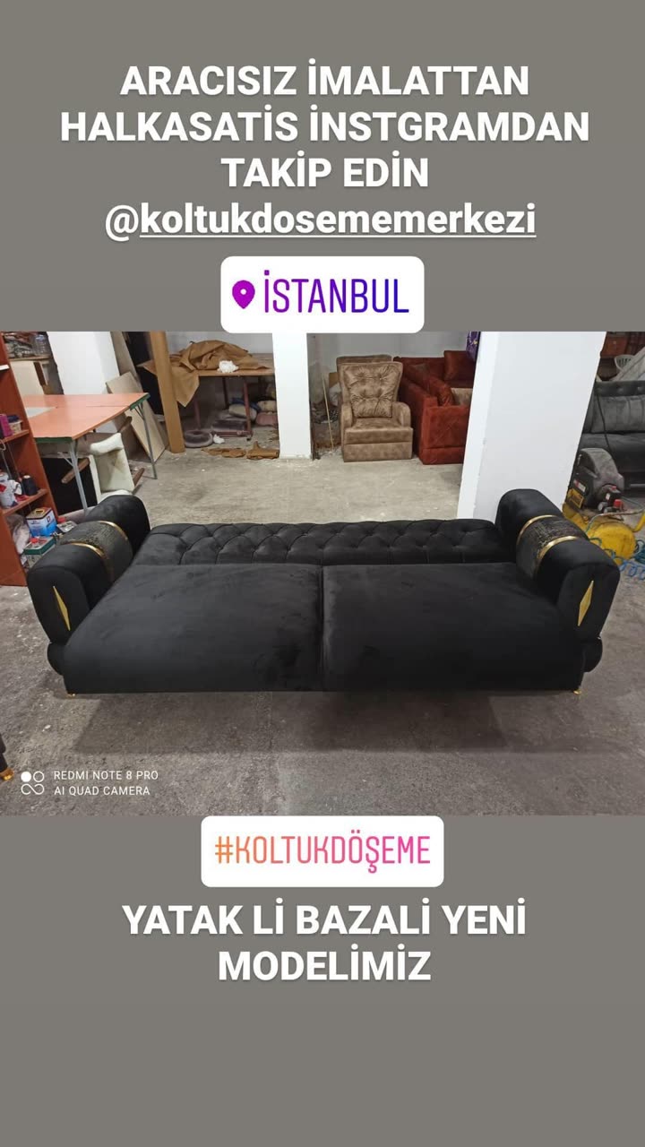 Yataklı baza koltuk modeli