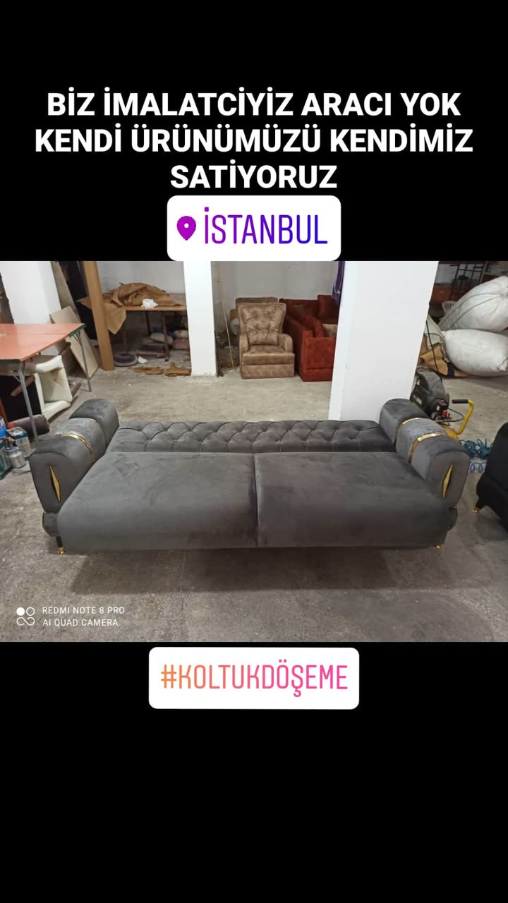 Gri koltuk takımı döşeme