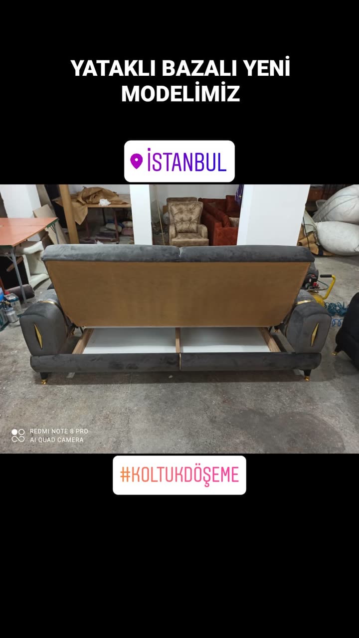 Yataklı baza koltuk modeli