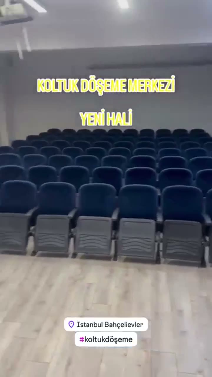 Konferans salonu koltuk döşemesi (Bahçelievler)