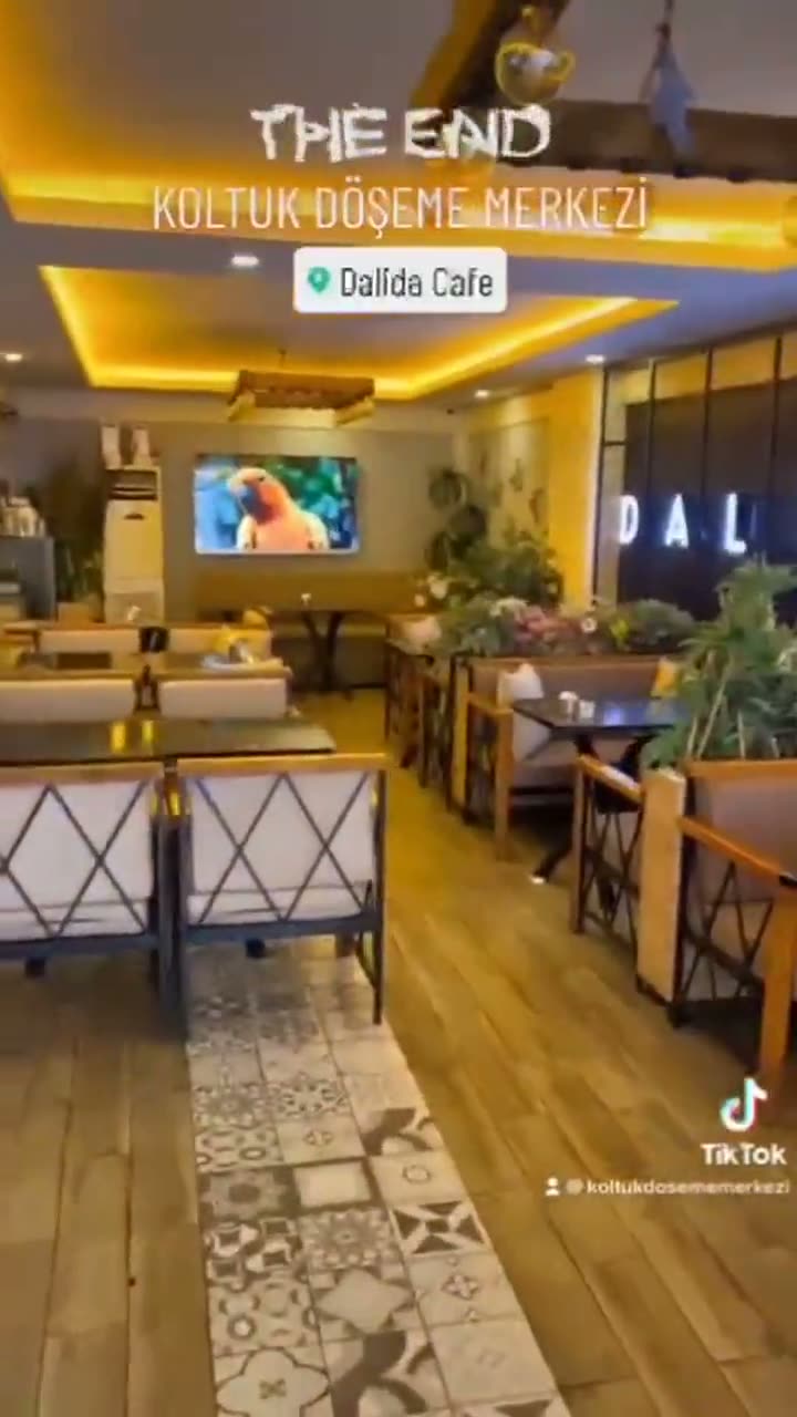 Cafe koltuk ve bank döşemesi