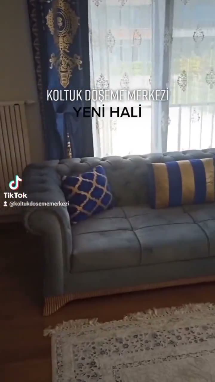 Yenilenen mavi koltuk